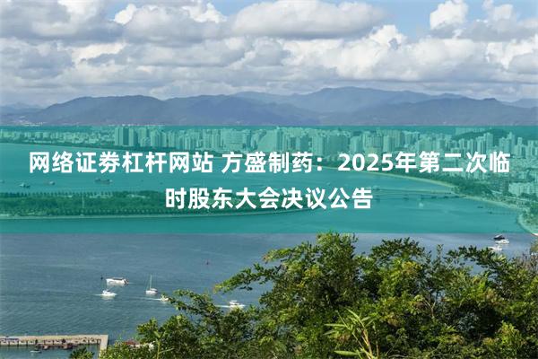 网络证劵杠杆网站 方盛制药：2025年第二次临时股东大会决议公告